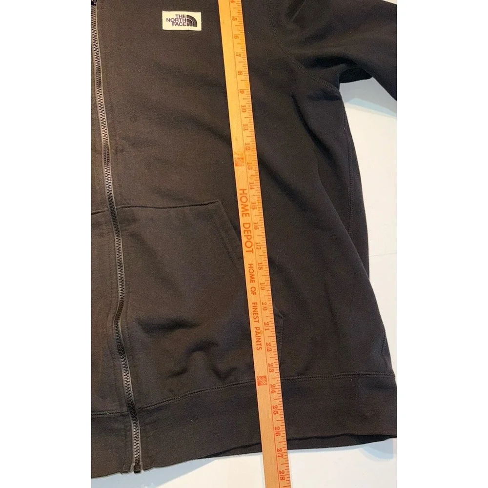 North Face Mens Heritage Patch Hoodie Size XL Full Zip Streetwear Outdoor Grunge